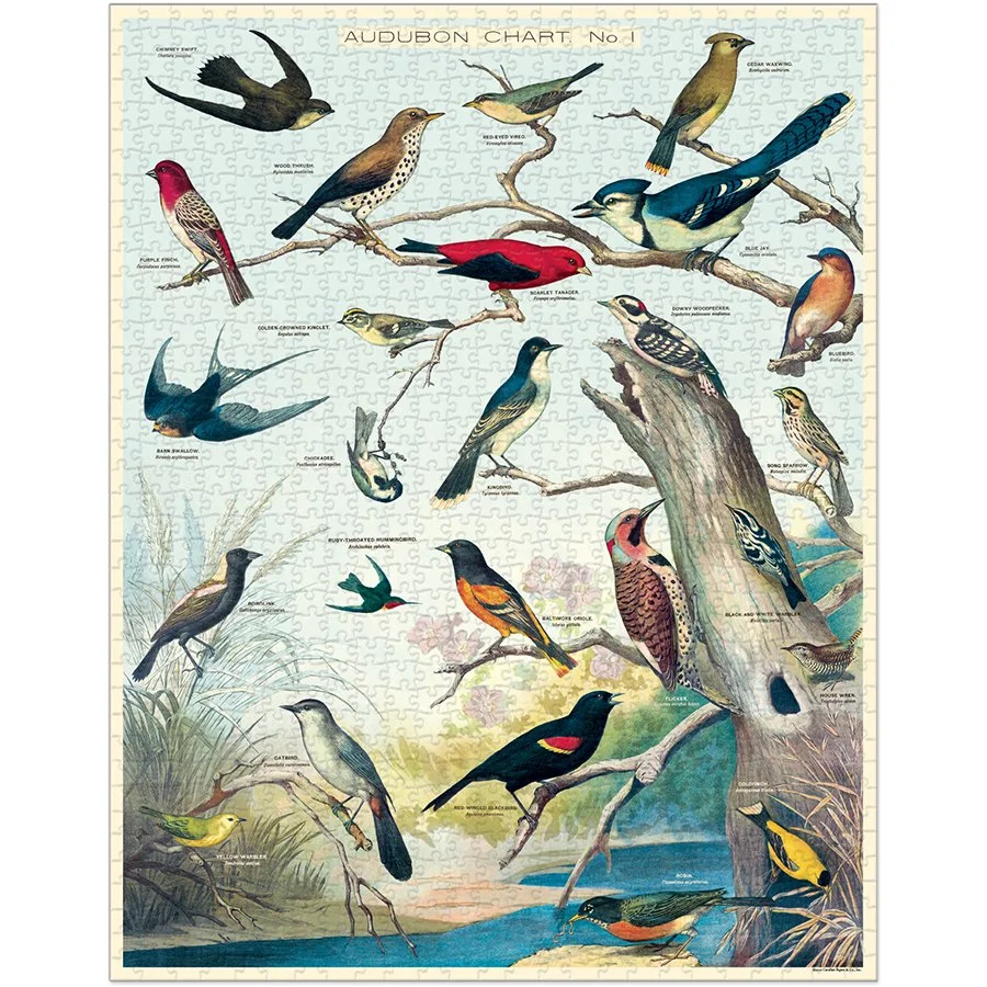 Birds Vintage Puzzle — FIVEFORK FARMS